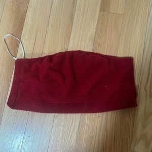 Yitty fuzzy tank top tube top bra